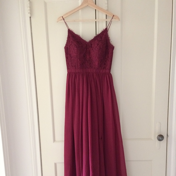Weddington Way Dresses & Skirts - Crimson Prom/Bridesmaid Dress w/Pockets